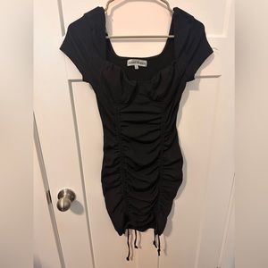 Black Scrunchy Dress